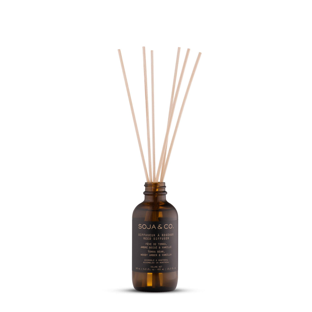 Soja & Co - Reed Diffuser | Tonka Bean, Woody Amber & Vanilla